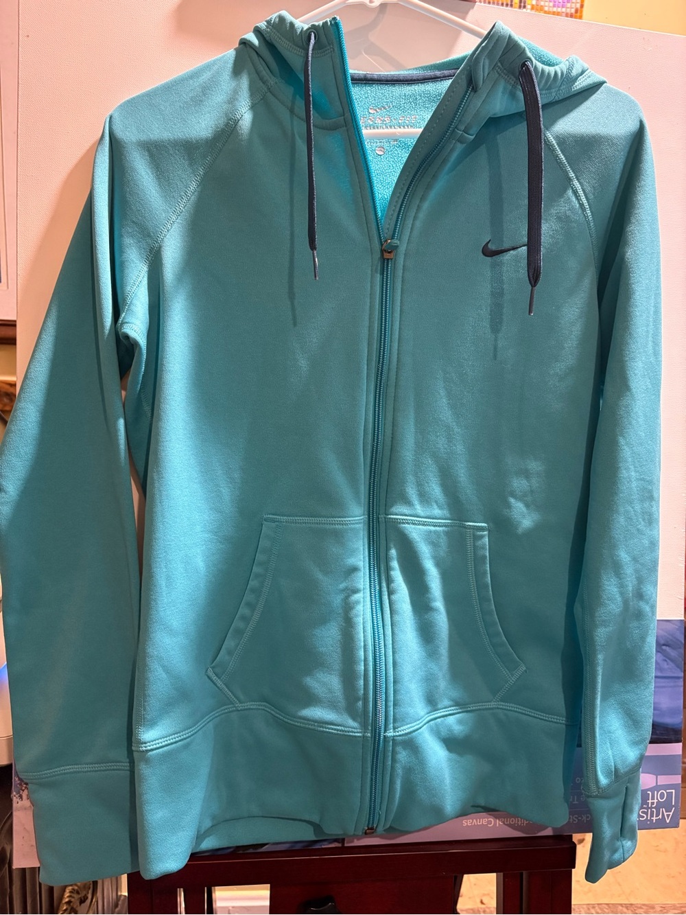 Women’s Nike Teal Full-Zip Hoodie Jacket